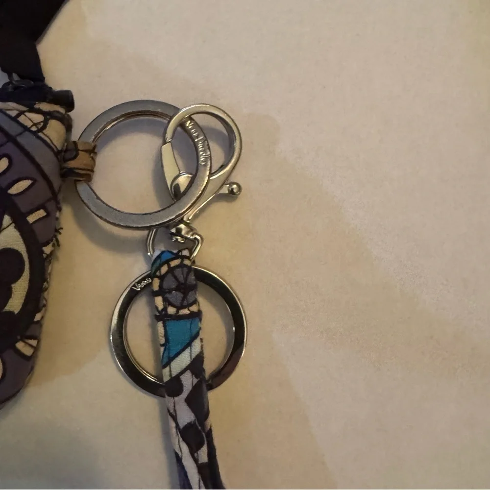 Vera Bradley Multi Color Zip ID & Lanyard
